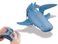 Mikro Trading R/C žralok bílý 34 cm na baterie 2,4GHz s USB nabíjením v krabičce