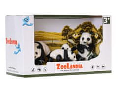 Mikro Trading Zoolandia - Samec a samice pandy s mláďaty