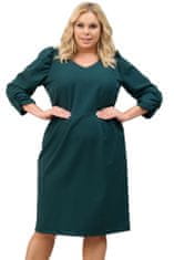 KARKO KAMELA šaty s volánkovými rukávy b.green 40