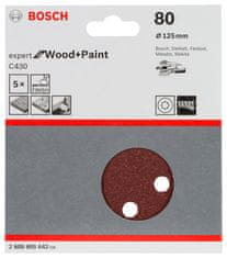 Bosch brusný papír C430, balení 5 ks 2608605642