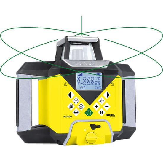 NIVEL System NL740G Digital rotační laser