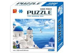 Mikro Trading Puzzle 70x50 cm Egejské moře 1000 dílků v krabičce