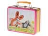 Mikro Trading Plechový kufřík KRTEČEK růžový 19,5x7,5x16,5 cm v sáčku