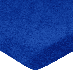 Tibex Froté prostěradlo tmavě modré, 90x200