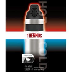 Thermos Termoska na kolo / termohrnek 580 ml Termoska - stříbrná