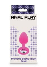 Toyjoy ToyJoy Diamond Booty Jewel Small - analní kolík - Pink