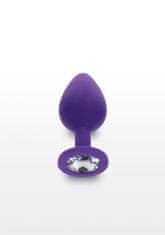 Toyjoy ToyJoy Diamond Booty Jewel Medium - analní kolík - Purple