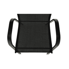 IWHOME Jídelní set REUS antracit + 4x židle VALENCIA 2 černá IWH-10150040