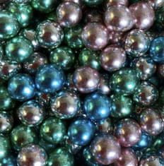 Cukrové zdobení metalický perly 80g 