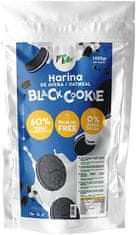 Protella Black Cookie Oatmeal 1000g, ochucená celozrnná ovesná mouka, Black Cookie