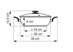Kolimax Pánev Cerammax Pro Comfort se skleněnou poklicí, průměr 26 cm