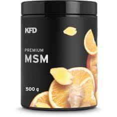 KFD NUTRITION Premium MSM 500 g s příchutí pomeranče a zázvoru