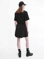 Calvin Klein dámské šaty černé s logem Velikost: S
