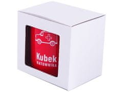 INNA Keramický pohárek RESCUE POLAND, 300 ml, KNO2, červený