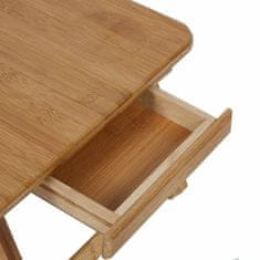 Northix Nastavitelný stolek pod notebook – dřevěný 