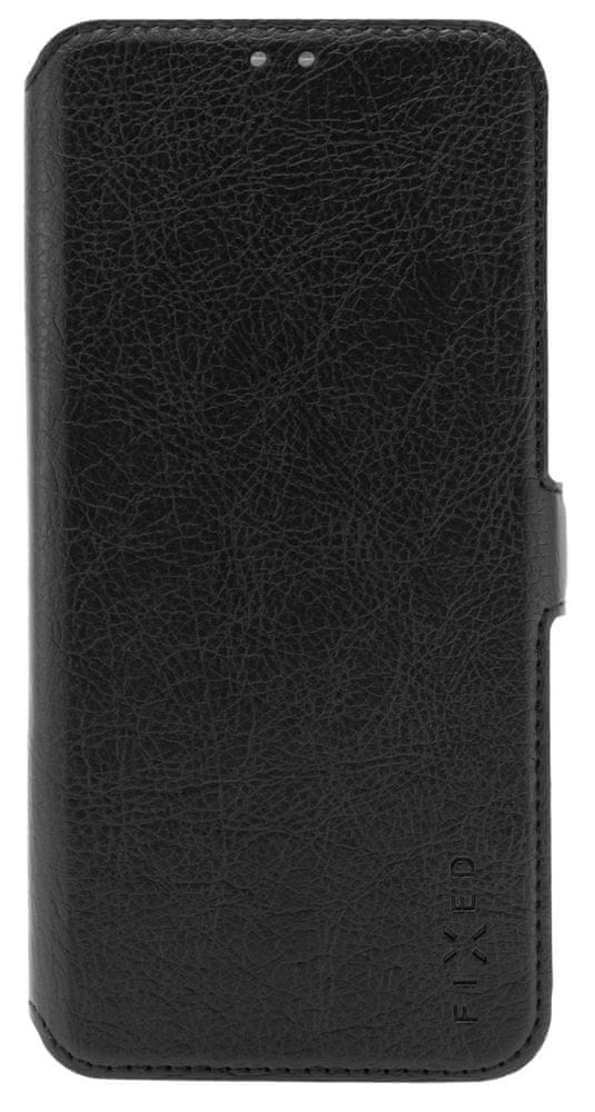 Levně FIXED Tenké pouzdro typu kniha Topic pro Xiaomi Redmi Note 12R FIXTOP-1218-BK, černé