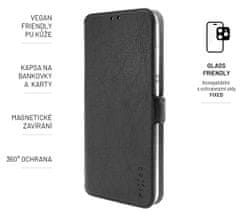 FIXED Tenké pouzdro typu kniha Topic pro Nokia C12/C12 Pro/C12 Plus FIXTOP-1137-BK, černé