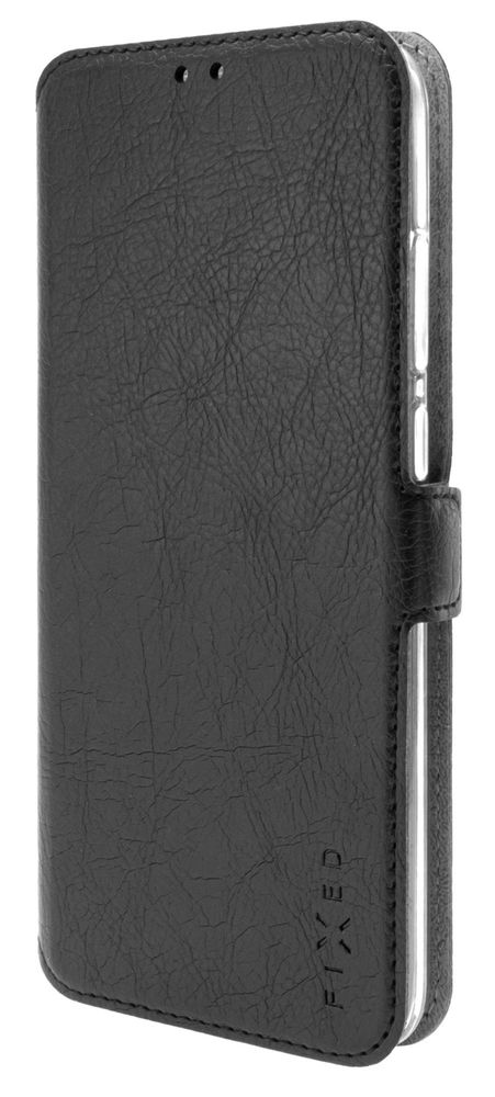 Levně FIXED Tenké pouzdro typu kniha Topic pro Motorola Moto E13 FIXTOP-1093-BK, černé