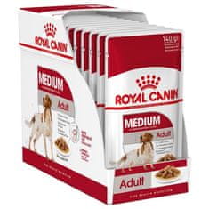 shumee ROYAL CANIN SHN Medium Adult v omáčce - vlhké krmivo pro dospělého psa - 10x140g
