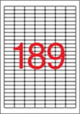 Apli Etiketa, 25,4 x 10 mm, snímatelná, zaoblené rohy, 4725 ks, 10198