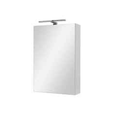 BPS-koupelny Zrcadlová skříňka Ticino 40 ZS LED CR s osvětlením Anna LED 30 chrom