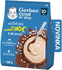 Gerber Cereal mléčná kaše kakaová Dobrou noc 230 g