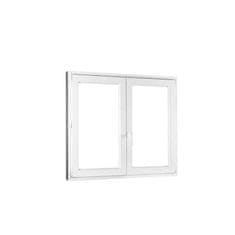 TROCAL Plastové okno | 180x150 cm (1800x1500 mm) | bílé | dvoukřídlé bez sloupku (štulp) | pravé | TROJSKLO