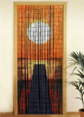 Maximex Bambusový závěs Západ slunce, 90x200 cm