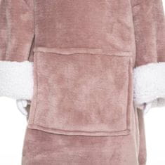 Atmosphera Dětská deka s kapucí, růžová