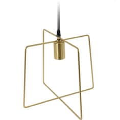 Home&Styling Závěsná lampa, čtvercová, zlatá, 29 cm