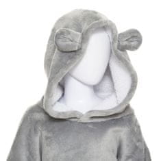 Atmosphera Dětská deka s kapucí, šedá