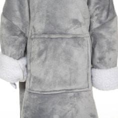 Atmosphera Dětská deka s kapucí, šedá