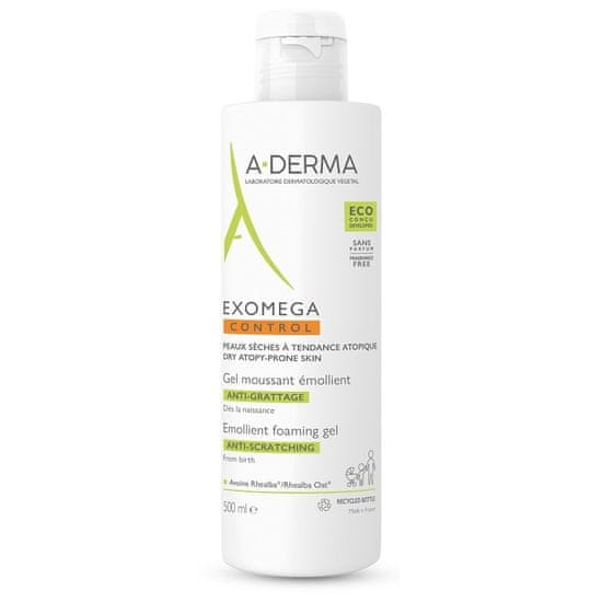 A-Derma A-derma Exomega Control zvláčňující pěnivý gel 500 ml
