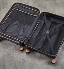Rock Sada cestovních kufrů ROCK TR-0238/3 ABS/PC - černá