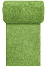 4sleep Běhoun koberec PORTOFINO zelený 80 Jednobarevný 1cm až 1,9cm PORTOFINO 30/30/80 Zelená