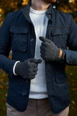Brødrene Pánské zimní rukavice R1 Dark Grey