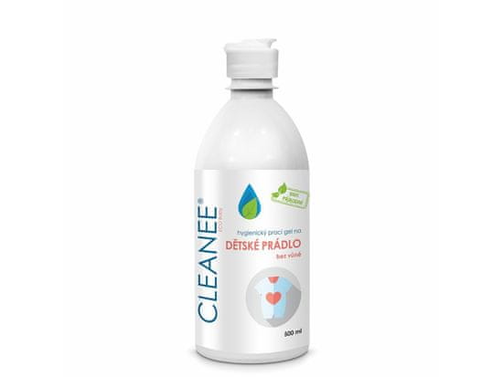 CLEANEE CLEANEE ECO hygienický prací gel na DĚTSKÉ PRÁDLO 500ml