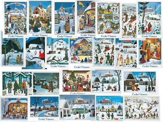 MFP s.r.o. pohlednice vánoční Josef Lada (100) 1170110