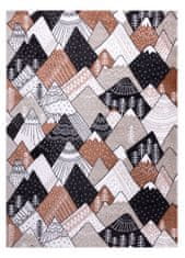 Dywany Łuszczów Dětský kusový koberec Fun Mountains cream 80x150