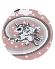 Dywany Łuszczów Dětský kusový koberec Petit Pony pink kruh 120x120 (průměr) kruh