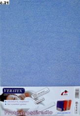 Veratex VERATEX Froté prostěradlo postýlka 60x120 cm (č.21-sv.modrá)