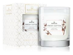 Santini Cosmetics Luxusní svíčka Santini - Fresh Cotton, 200g