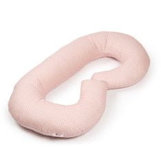 Flumi Kojicí polštář typu C těhotenský polštář růžová tečkovaná