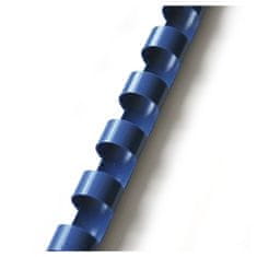 EUROSUPPLIES Plastový hřbet kroužkový 12,5mm modrý - 34 balení