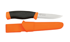 Morakniv 11824 Companion F Orange vnější nůž 10,4 cm, oranžová, plast, guma, plastové pouzdro