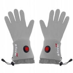 Glovii Vyhřívané rukavice GLGXS, velikost XS-S, šedé