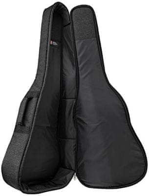  odolný ochranný obal na kytaru Music Area RB10 Acoustic Guitar Case silné polstrování kapsa na příslušenství 