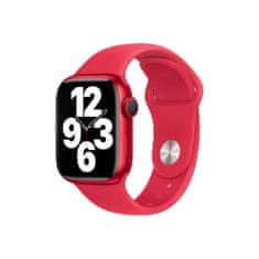 Silikonový řemínek pro Apple Watch 42/44/45mm, červená