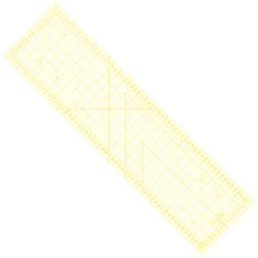 Donwei Rastrové pravítko na patchwork 16x60cm M1660-YW žluté