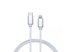 Bomba USB kabel Type-C - iPhone lightning 18W rychlonabíjecí 1M Barva: Bílá